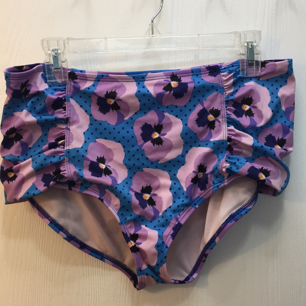 Lime Ricki XL high waist swim bottom